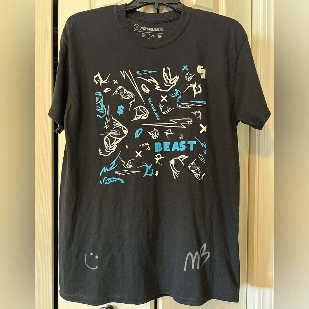 Mr. Beast signed t-shirt
